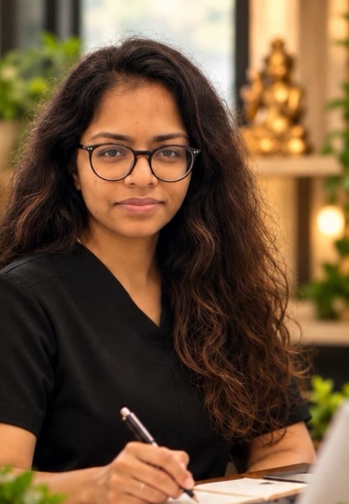 Dr Neelu in her clinic